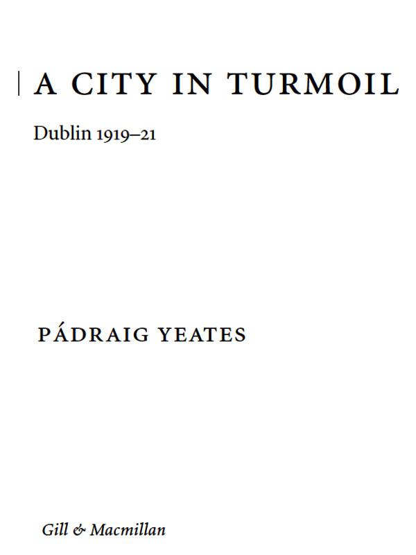 A City in Turmoil Dublin 1919 - 1921 - image 1