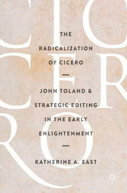 Katherine A. East - The Radicalization of Cicero