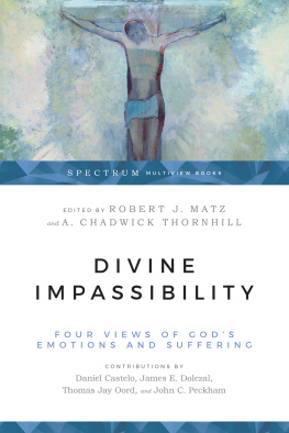Daniel Castelo - Divine Impassibility: Four Views of Gods Emotions and Suffering