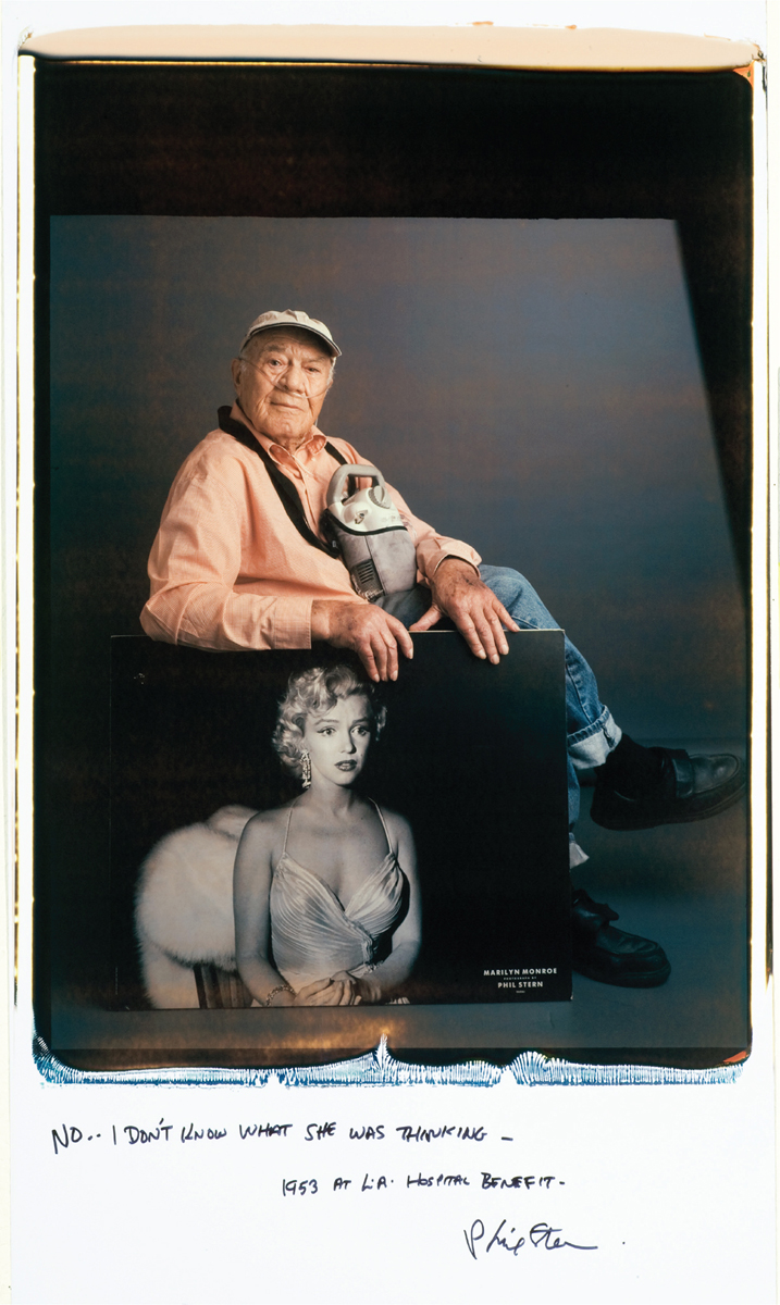 Phil poses with his famous subject Marilyn Monroe In his later years he mined - photo 3