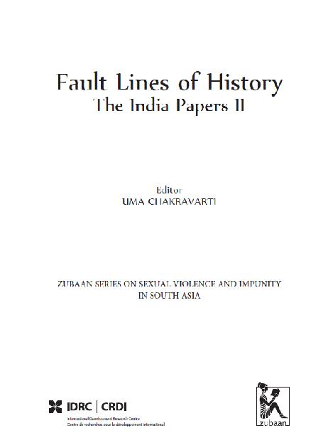 Fault Lines of History The India Papers II - image 1