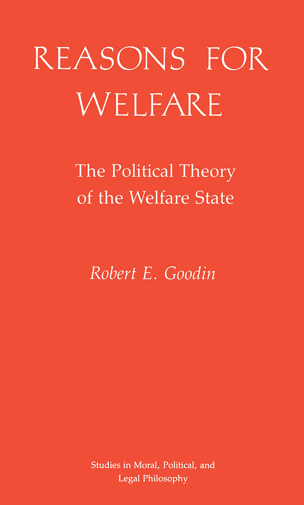 REASONS FOR WELFARE STUDIES IN MORAL POLITICAL AND LEGAL PHILOSOPHY General - photo 1