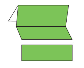 Begin colored side up Mountain-fold corner to corner each way and - photo 31