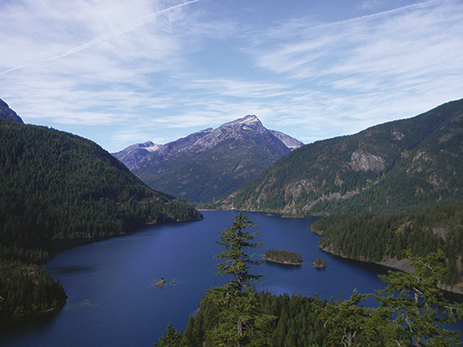 A view of Diablo Lake One of the many spectacular views seen on the way to - photo 6