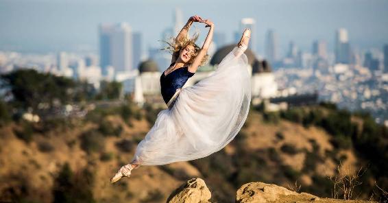 Ballerina over Los Angeles Nikon D810 200mm F28 1800s - photo 7