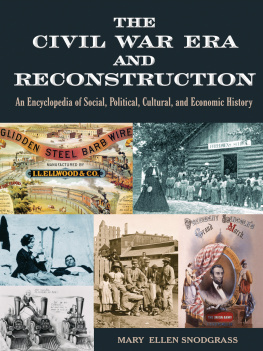 Snodgrass Mary Ellen - The Civil War Era and Reconstruction