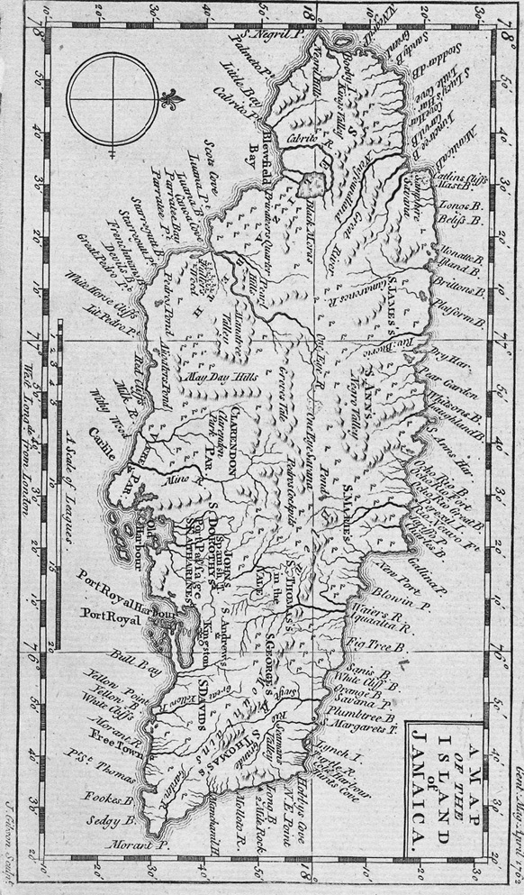 Map of the Island of Jamaic a c 1760 Courtesy of the John Carter Bro wn - photo 5