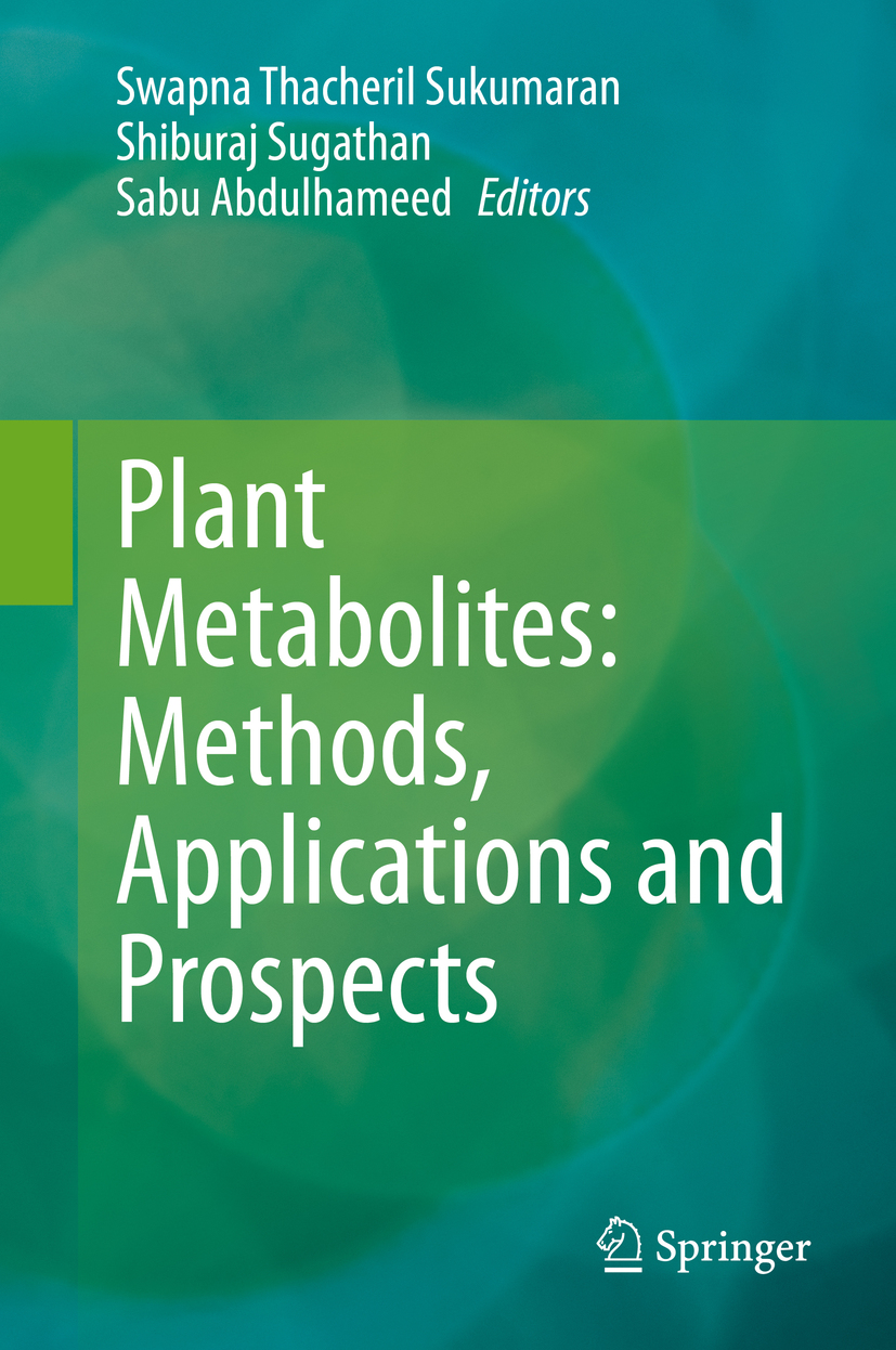 Book cover of Plant Metabolites Methods Applications and Prospects - photo 1