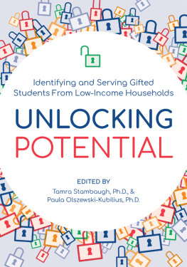 Tamra Stambaugh - Unlocking Potential: Identifying and Serving Gifted Students from Low-Income Households