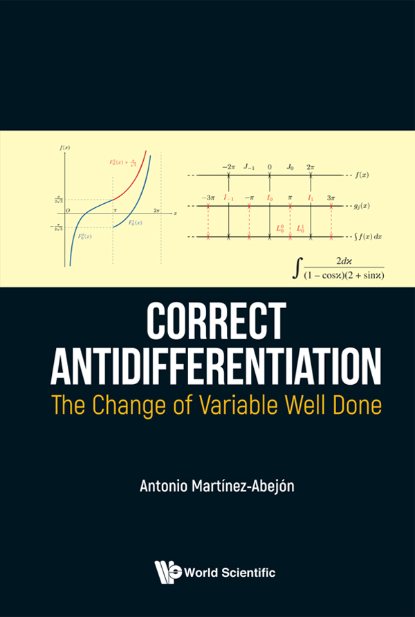 CORRECT ANTIDIFFERENTIATION The Change of Variable Well Done CORRECT - photo 1