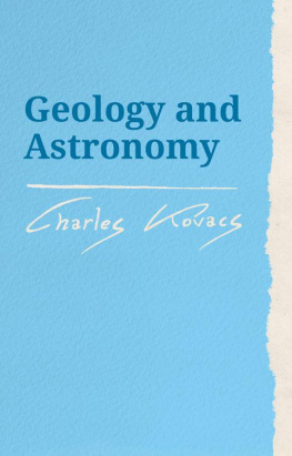 Charles Kovacs Geology and Astronomy