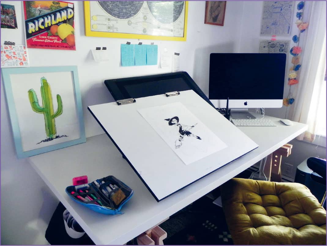 It can be helpful to have a portable drawing board as well as a computer or - photo 9