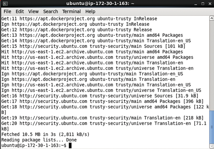 Figure 1-5 Updating Ubuntu Package List Purge the old repository if it - photo 5