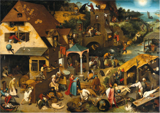 Pieter Bruegel the Elder Nederlandse Spreekwoorden Dutch Proverbs 1559 - photo 2