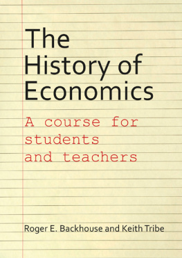 Backhouse E. Roger - The History of Economics: A Course for Students and Teachers