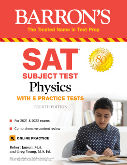 Robert Jansen - SAT Subject Test Physics