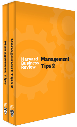 Harvard Business Review - HBR Management Tips Collection (2 Books)