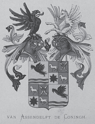 The Assendelft de Coningh coat of arms The black eagle was from the De Coningh - photo 2