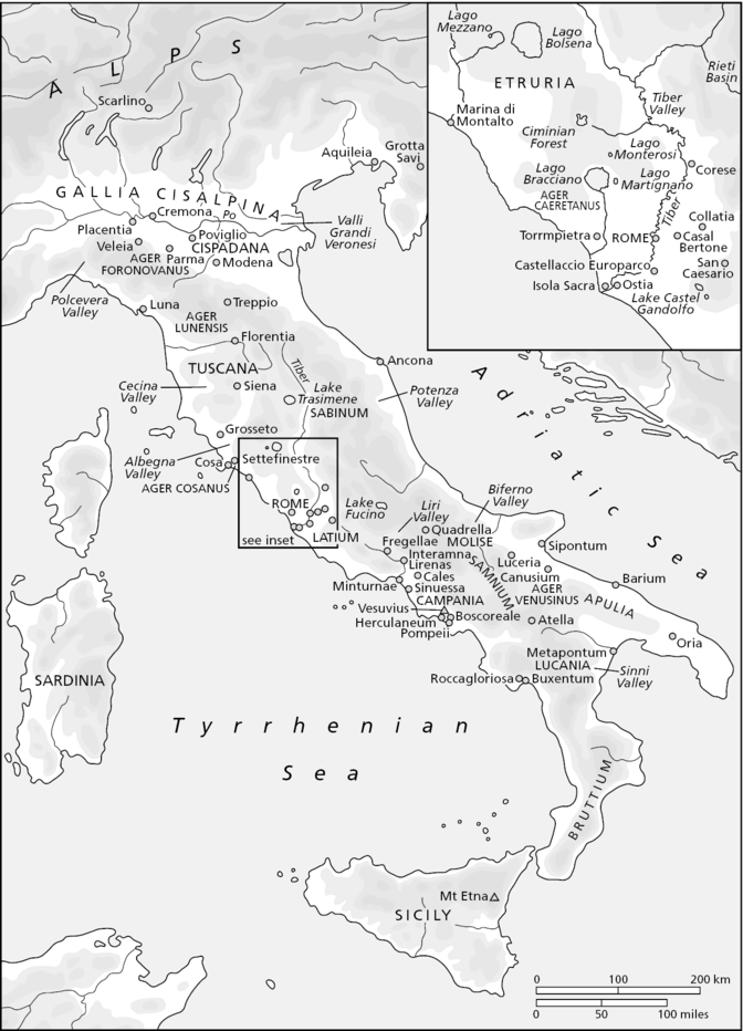 Map 1 Map of Italy Map 2 The Roman Empire Part I Economic and ecological - photo 4