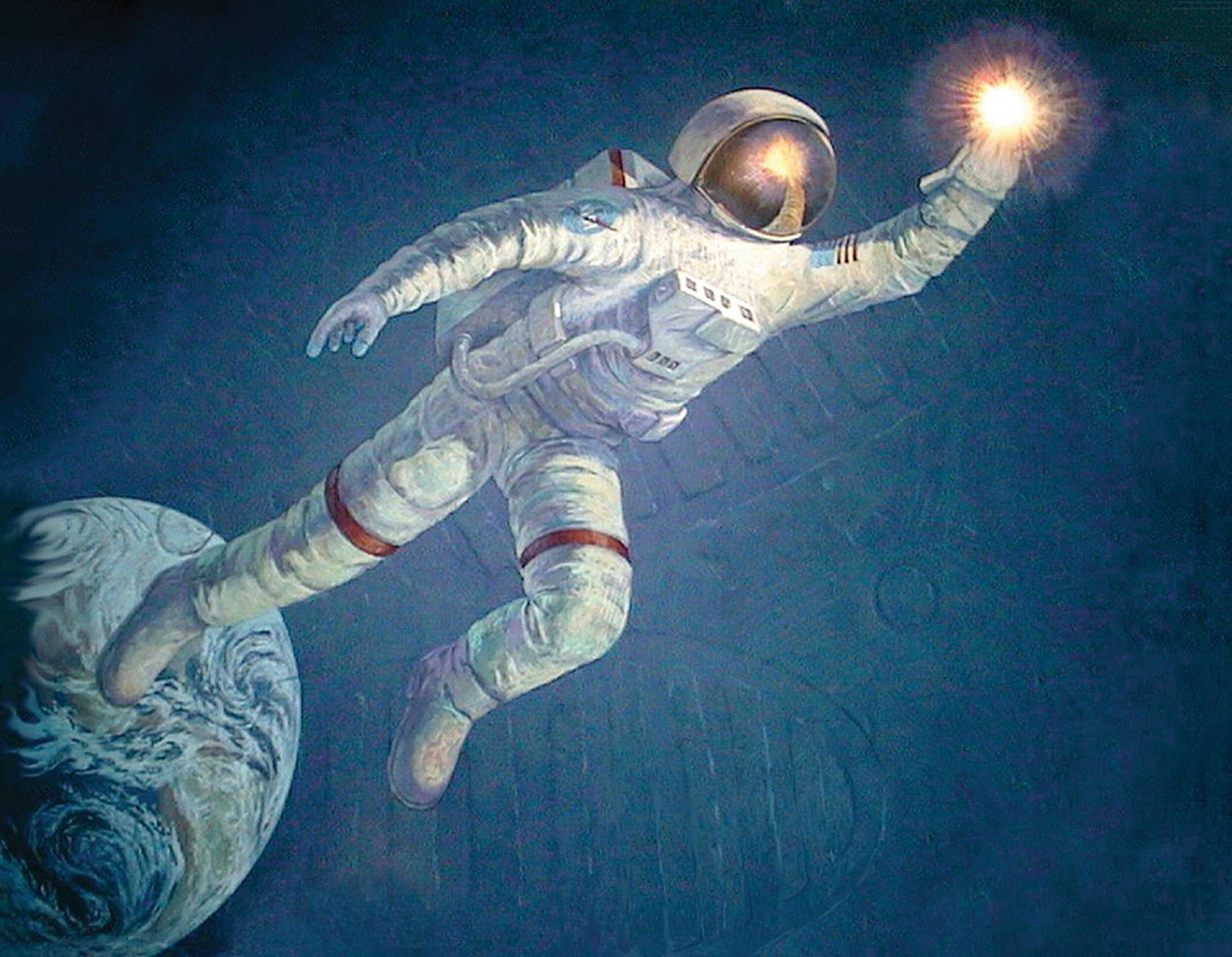 Fig 1 Photograph of mural at the Astronaut Hall of Fame painted by Alan Bean - photo 3