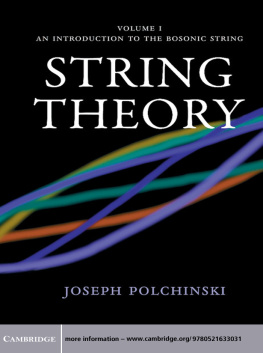 Polchinski - String Theory, Volume 1: An Introduction to the Bosonic String