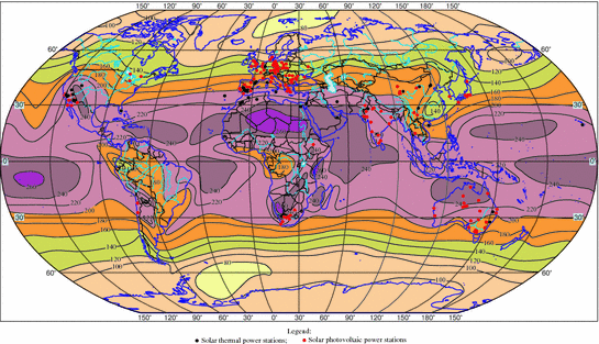 Fig 15 Average annual amount of solar radiation reaching the Earth surface in - photo 5