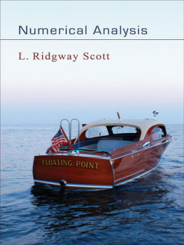 L. Ridgway Scott Numerical Analysis