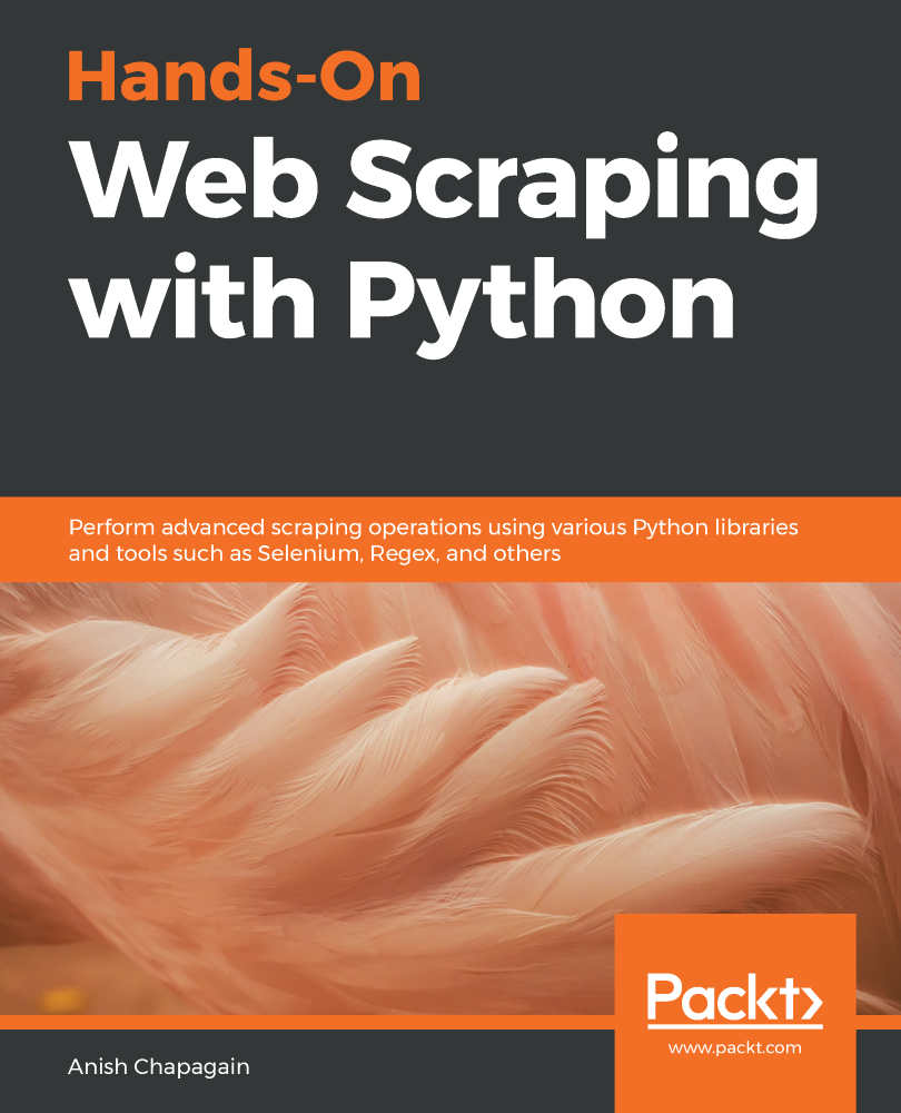 Hands-On Web Scraping with Python Perform advanced scraping operations - photo 1