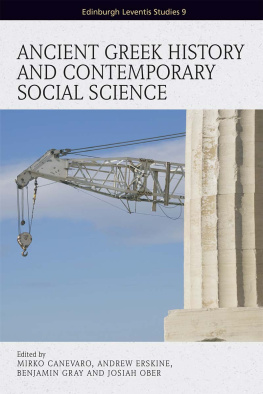 Canevaro Mirko - Ancient Greek History and Contemporary Social Science