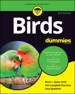 Brian L. Speer - Birds For Dummies