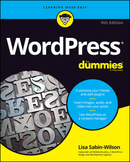 Lisa Sabin-Wilson - Wordpress for Dummies: 9th Edition