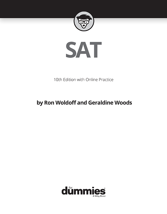 SAT For Dummies 10th Edition with Online Practice Published by John Wiley - photo 3