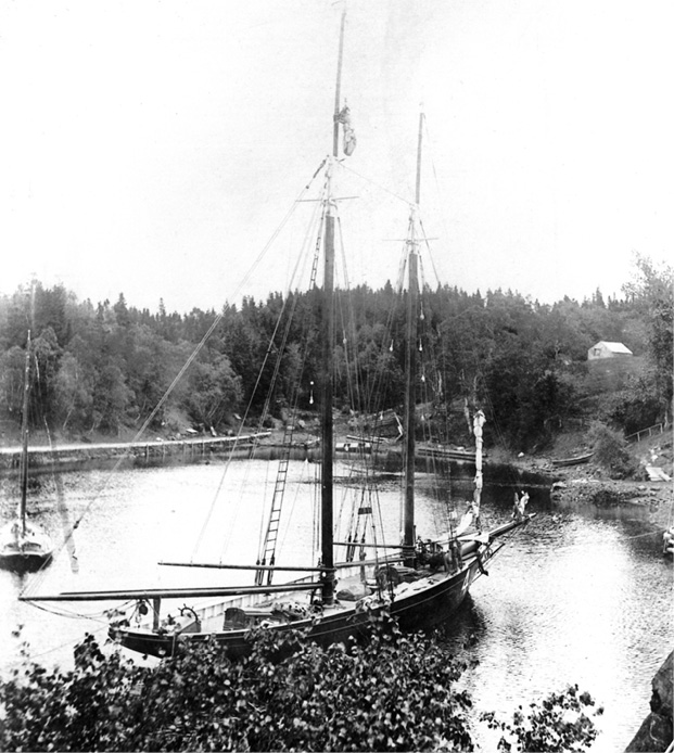 A pilot schooner in Purcells Cove 1890 ATLANTIC PILOTAGE AUTHORITY Early - photo 3