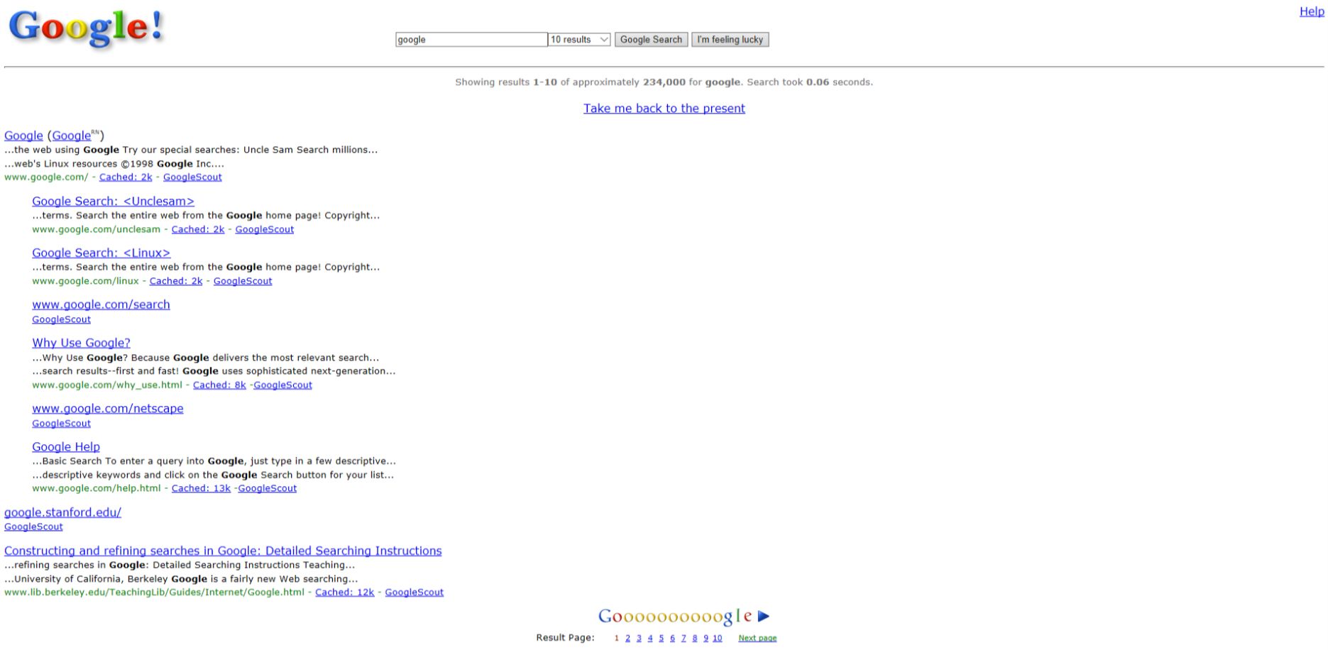 Google 1998 Top vs 2021 Bottom Because theyre constantly reinventing - photo 3