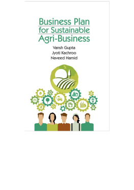 Jyoti Kachroo Business Plan for Sustainable Agri-Business