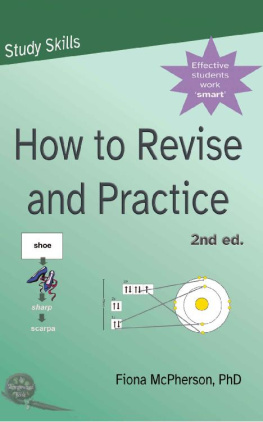 Fiona McPherson - How to revise and practice