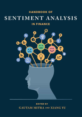 Gautam Mitra The Handbook of Sentiment Analysis in Finance