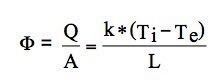 where QA and the flow of heat Wm2 K or is the thermal conductivity - photo 3