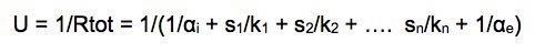 In the case of presence of a chamber of air within the wall the formula will - photo 4