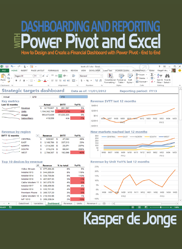 Dashboarding and Reporting with Power Pivot and Excel by Kasper de Jonge - photo 1