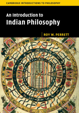 Perrett - An Introduction to Indian philosophy