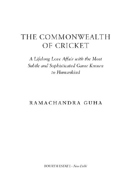 In memory of my father who bought me my first cricket books And for my son - photo 2