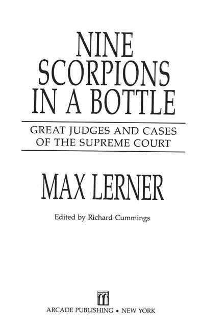 Copyright 1994 2011 by the Estate of Max Lerner All Rights Reserved No part - photo 2