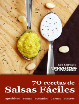 Eva Cornejo Coba 70 recetas de salsas fáciles