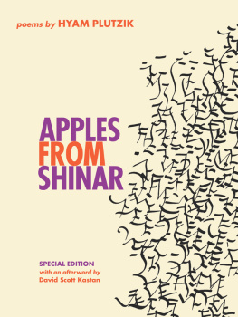 Plutzik Hyam - Apples from Shinar