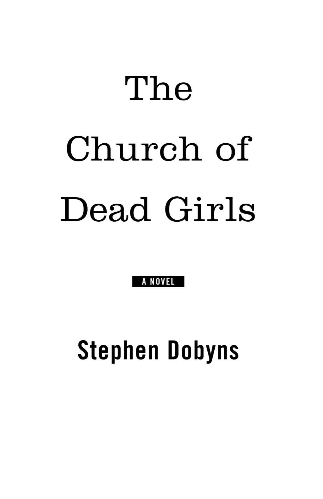 The church of dead girls a novel - image 2