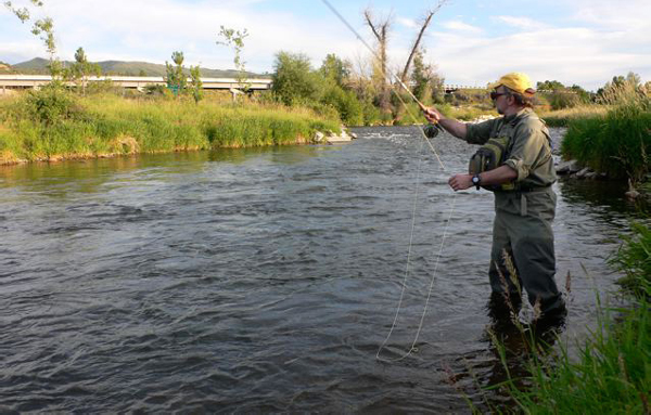 HERE I TRY OUT AN ORVIS HELIOS ROD ON THE WEBER RIVER EAST OF SALT LAKE CITY - photo 6