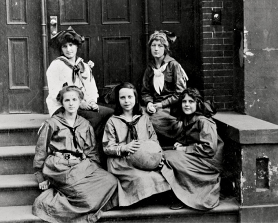 Carnation Girl Scout Patrol championship basketball team 1912 White Rose - photo 10