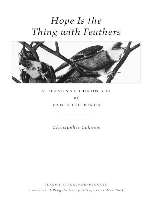 Table of Contents FOR MY FAMILY Hope is the thing with feathers - photo 1