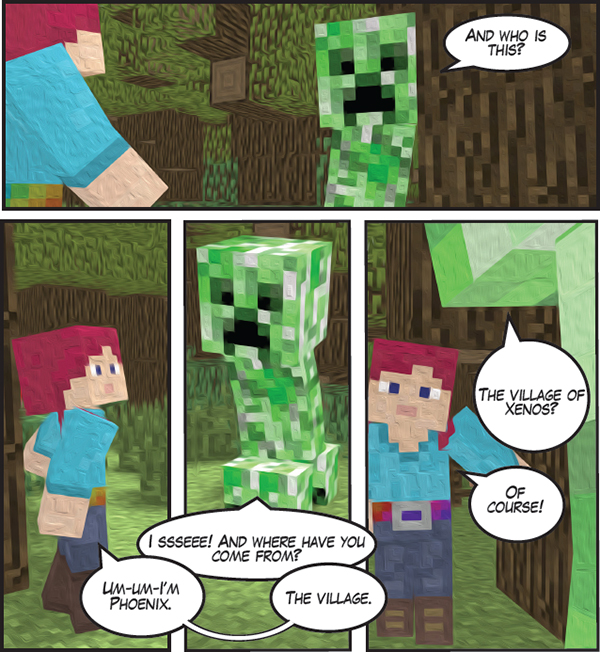 Minecraft Quest for the golden apple an unofficial graphic novel for Minecrafters - photo 18